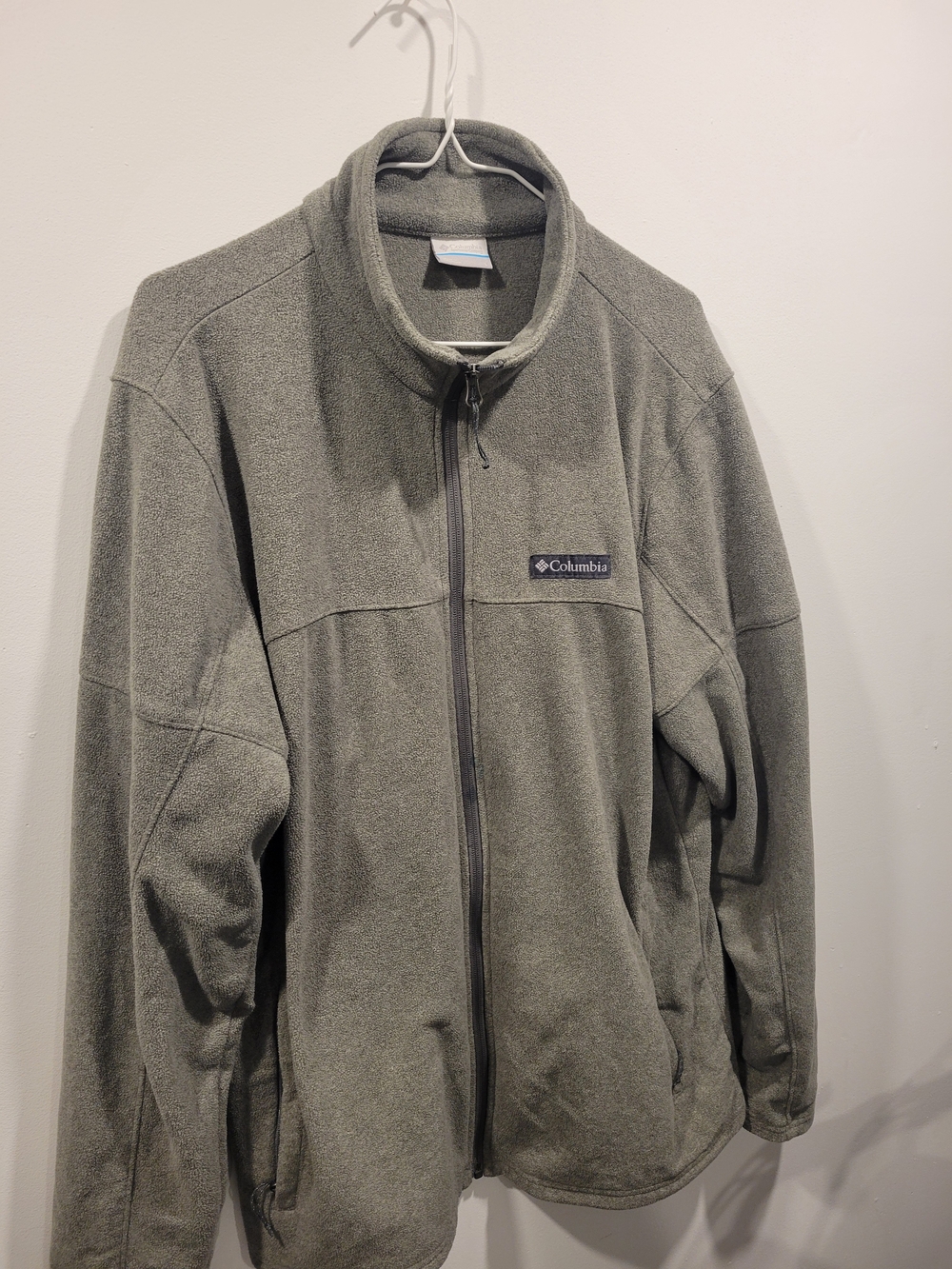 Columbia Men's Full-Zip Fleece Jacket - Gray